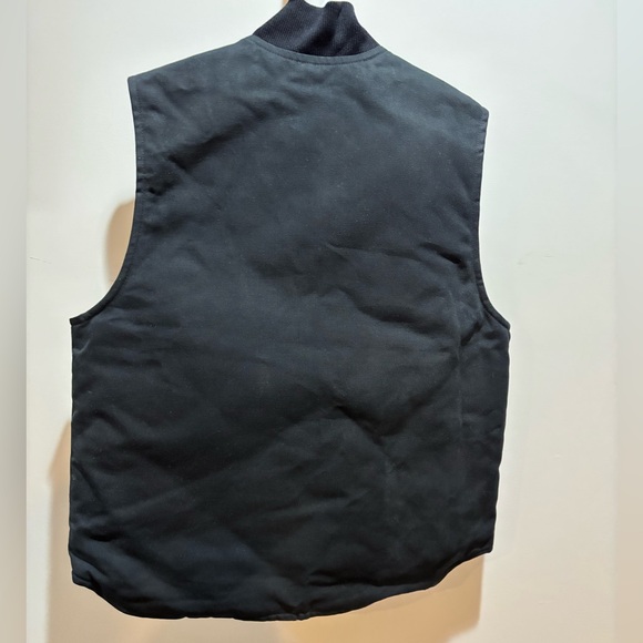 🔥🔥Brand New Carhartt Duck Canvas Black Insulated Vest. Size Large🔥🔥 - Picture 6 of 12